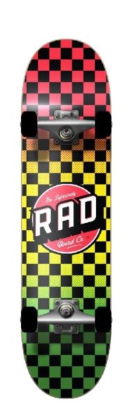 Complete skateboards 4 1149023 CHECKERSRASTAFADE 0 cf4